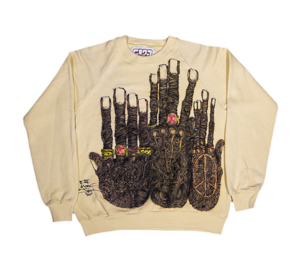 Hands Airbrush Crewneck