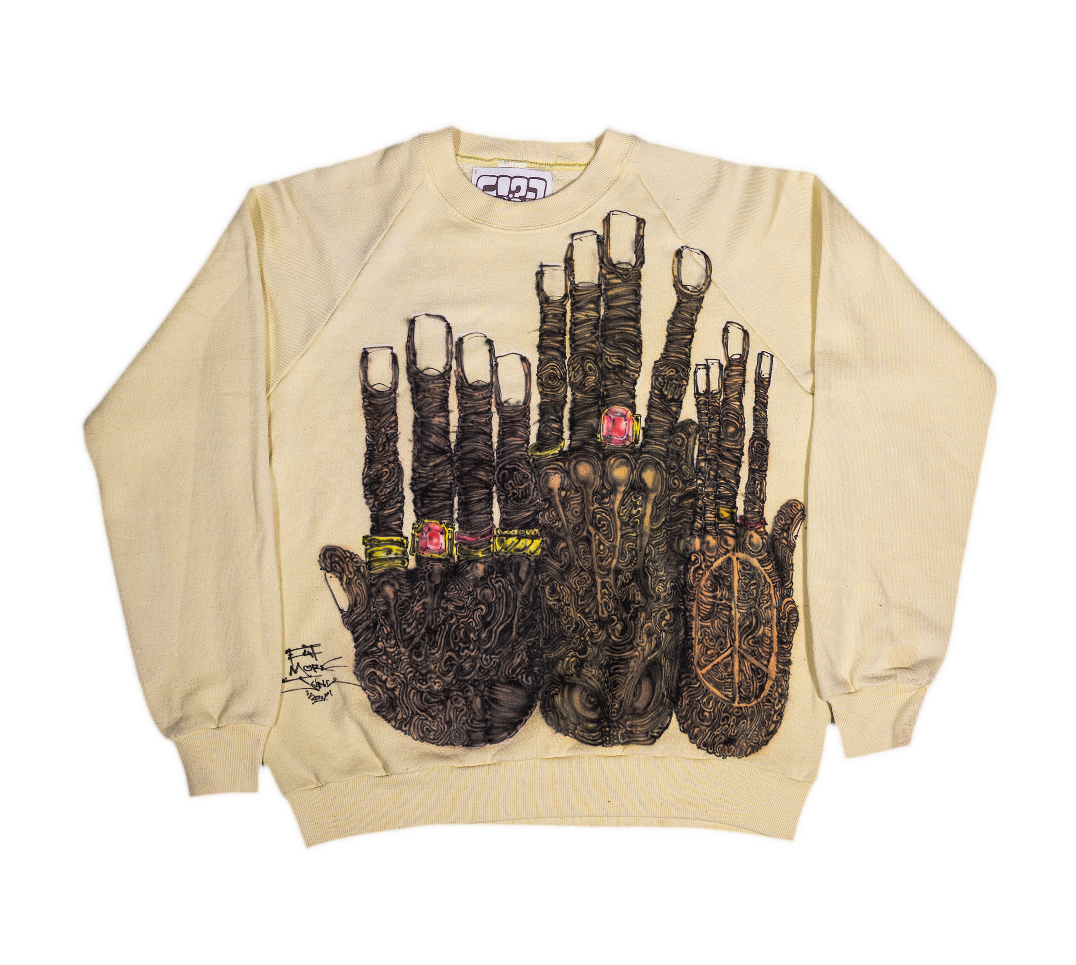 Hands Airbrush Crewneck